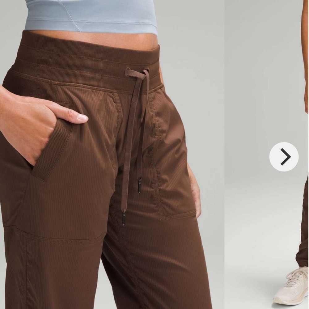 Lululemon Dance Studio Mid-Rise Pants Brown Size 2 - Picture 2 of 13